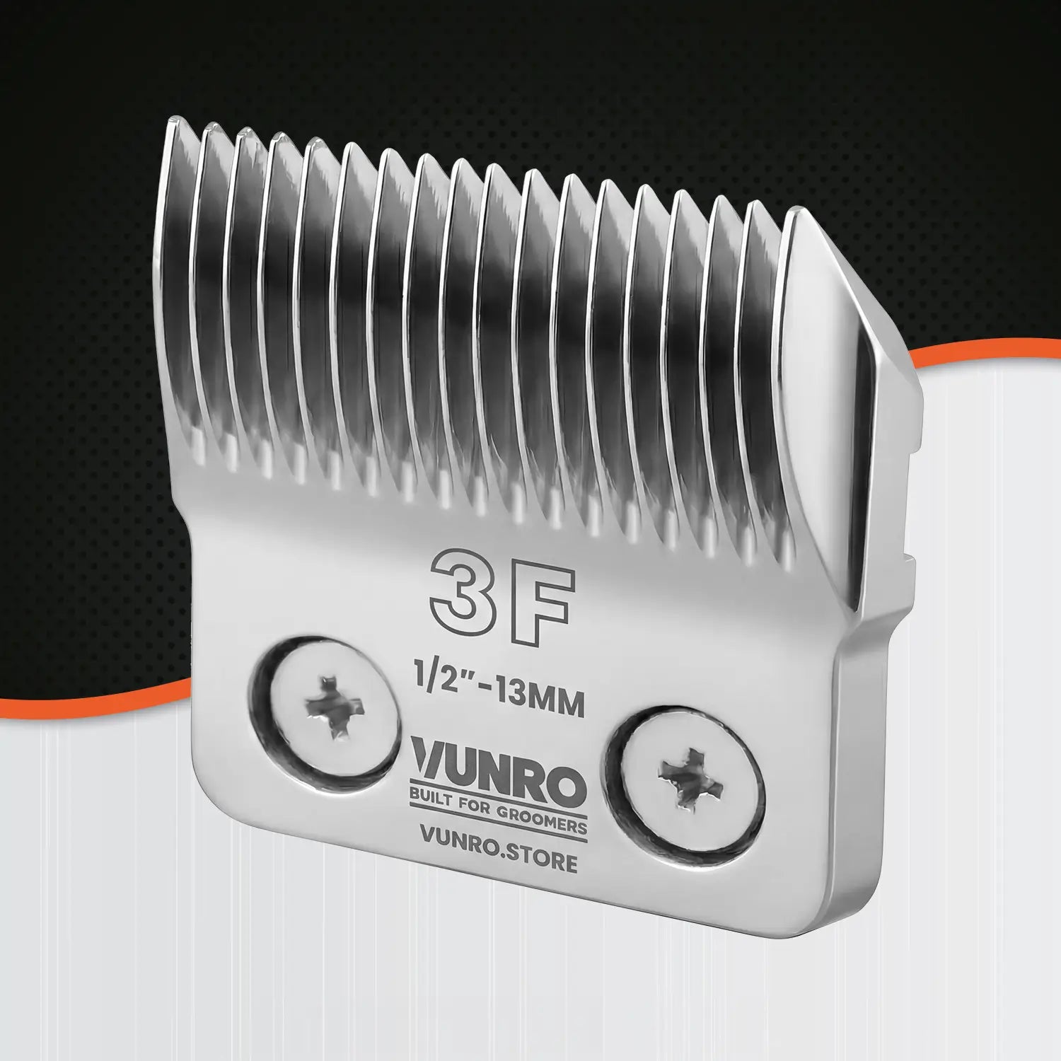 3F Ceramic D-Series Dog Clipper Blade (13 mm) by VUNRO