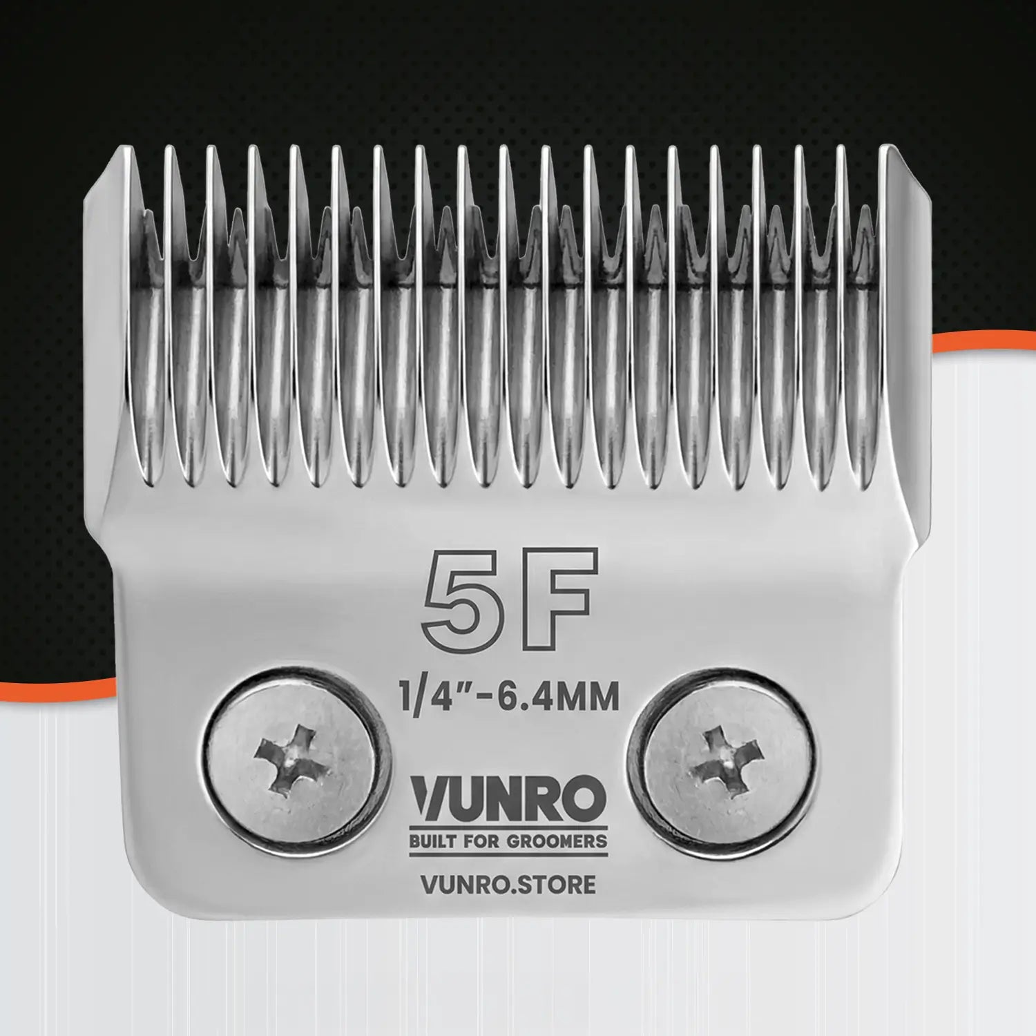 5F Ceramic D-Series Dog Clipper Blade (6.4 mm) by VUNRO