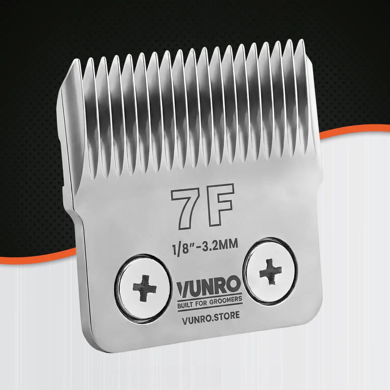 7F Ceramic D-Series Dog Clipper Blade (3.2 mm) by VUNRO